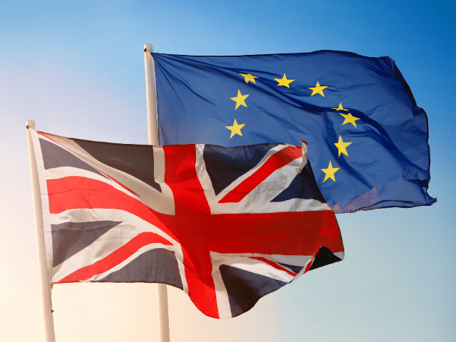 Image: EU & UK flags