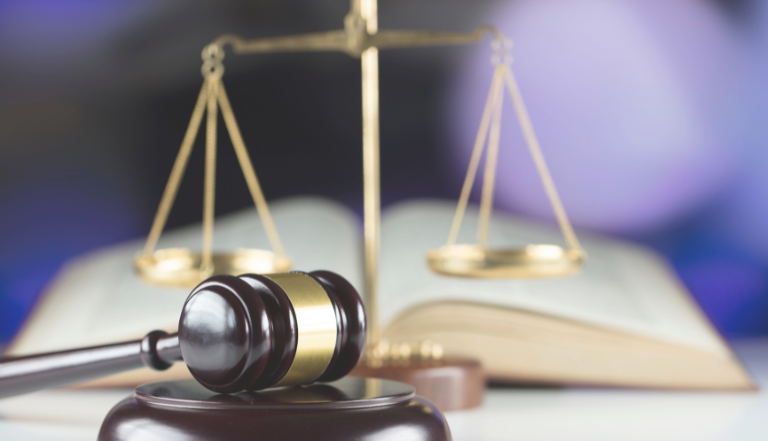 Photo: Gavel and Justice Scale