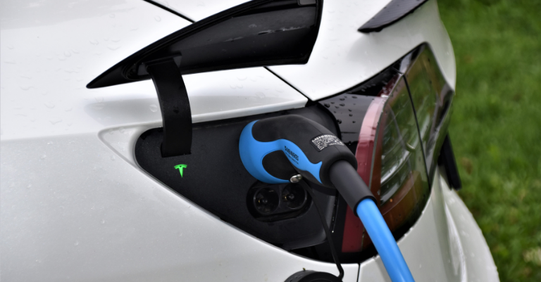 Header image: Electric car charging
