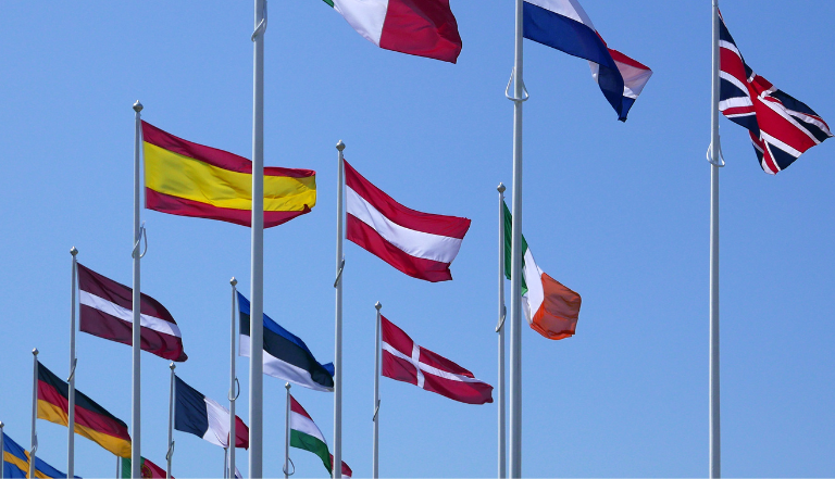 Photo: European Countries' Flags